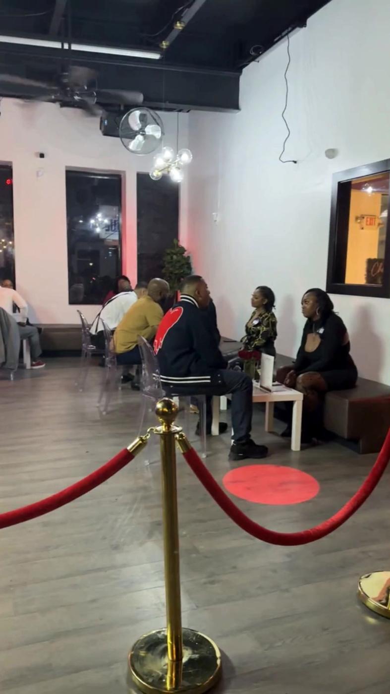 A venue set for speed dating